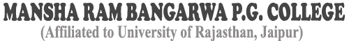 Mansha Ram Bangarwa P.G. College, Kishangarh-Renwal